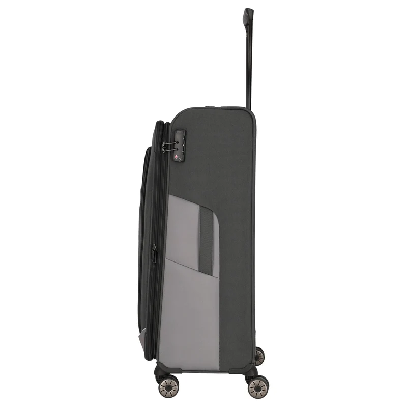 Travelite Viia - 4-Rollen-Trolley L 77 cm erw. (Schiefer)