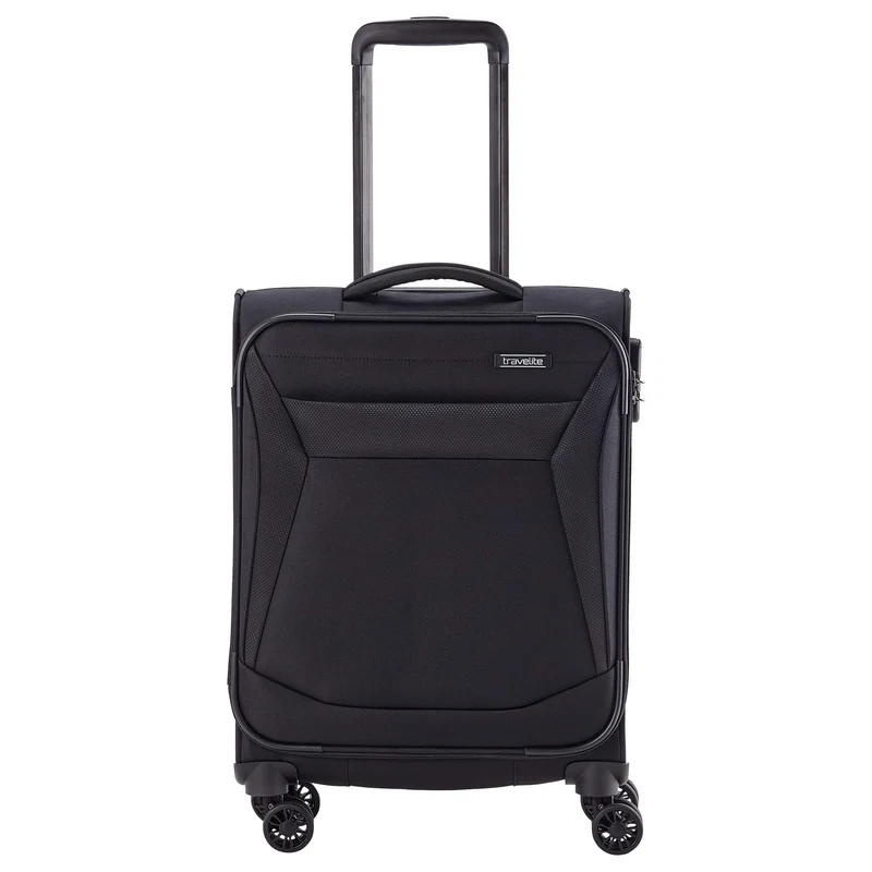 Travelite Chios - 4-Rollen-Kabinentrolley S 55 cm (schwarz)