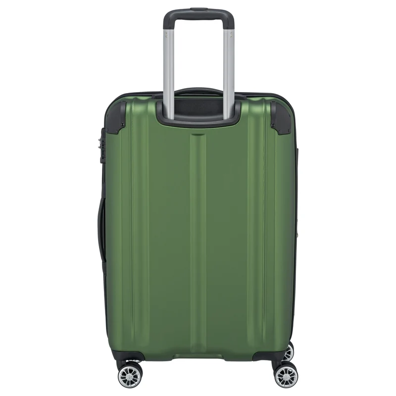 Travelite City - 4-Rollen-Trolley erw. M 68 cm (grün)