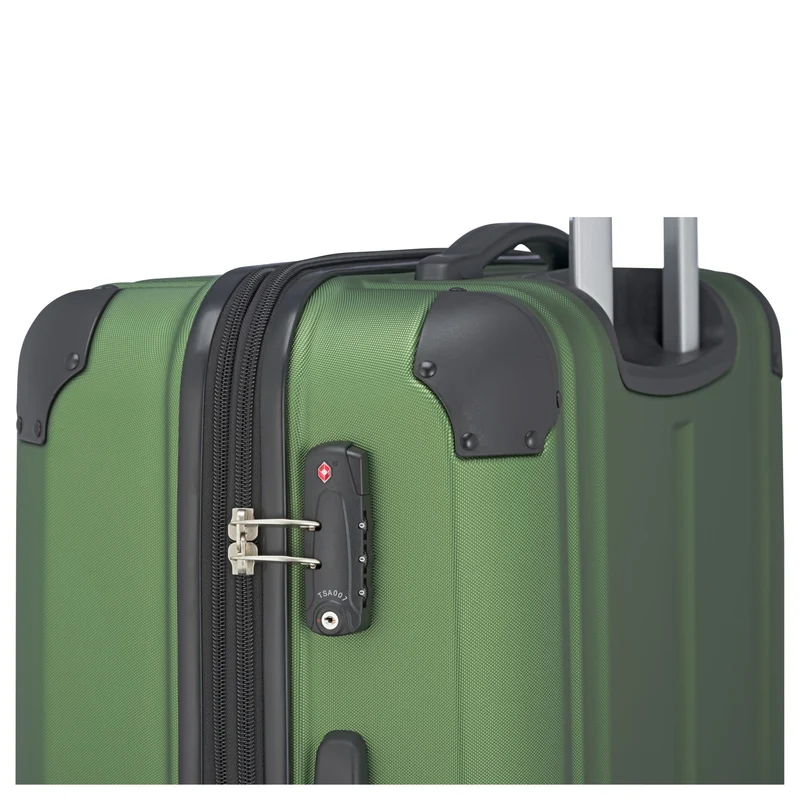 Travelite City - 4-Rollen-Trolley erw. M 68 cm (grün)
