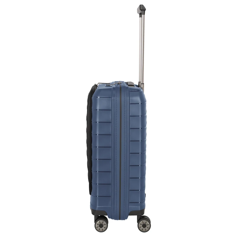 Travelite Mooby - 4-Rollen-Kabinentrolley mit Vortasche S 55 cm (marine)