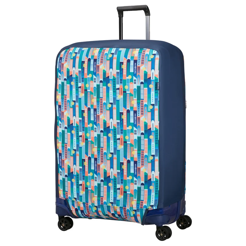 Samsonite Ta Revolution Foldable Kofferschutzhülle L - Regenhülle (city print)