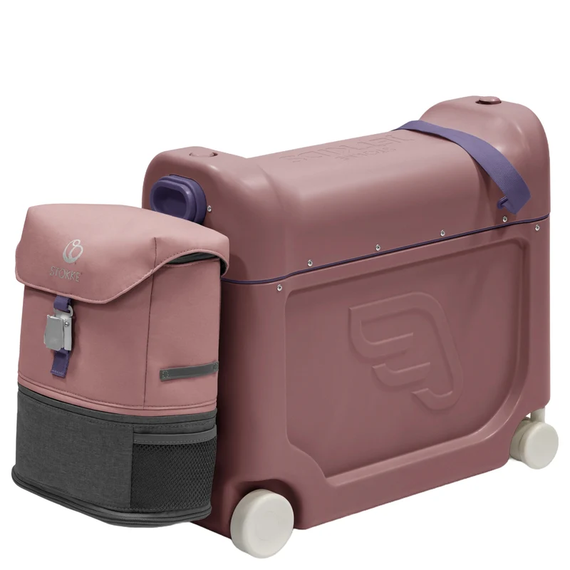 Stokke® JetKids™ Reiseset BedBox 46 cm Set 2 tlg. - 4-Rollen-Kabinentrolley (hazy lilac)