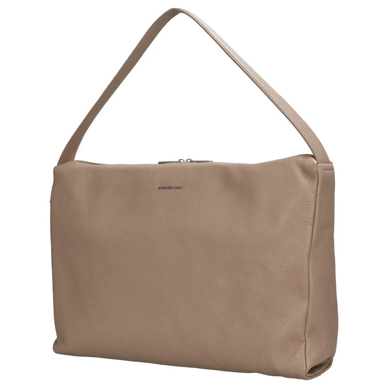 Mandarina Duck Mellow Leather Hobo - Schultertasche 42 cm (warm taupe)