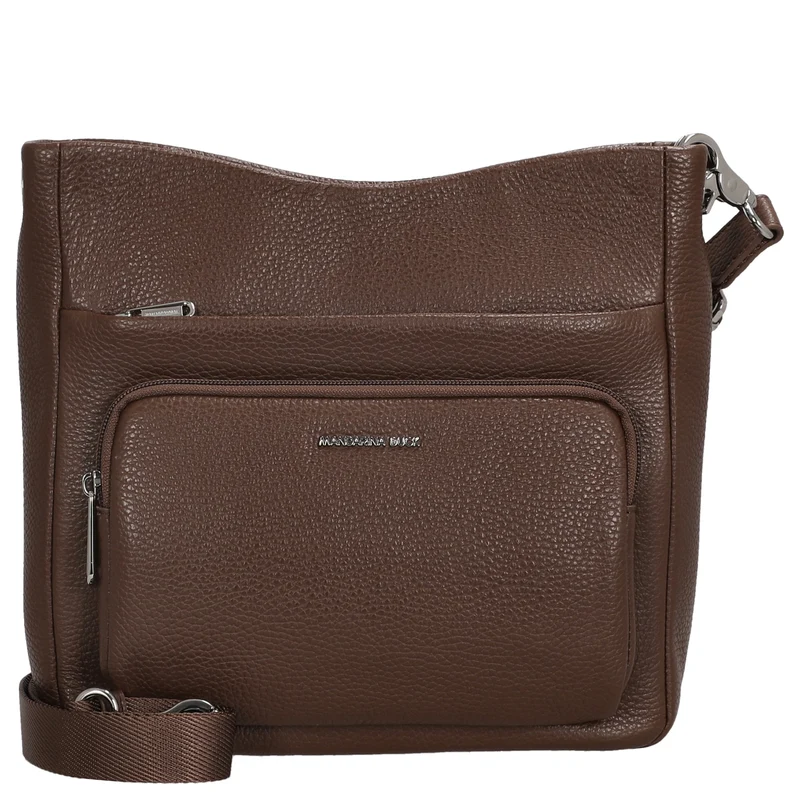 Mandarina Duck Mellow Leather - Umhängetasche M 30 cm (milk chocolate)