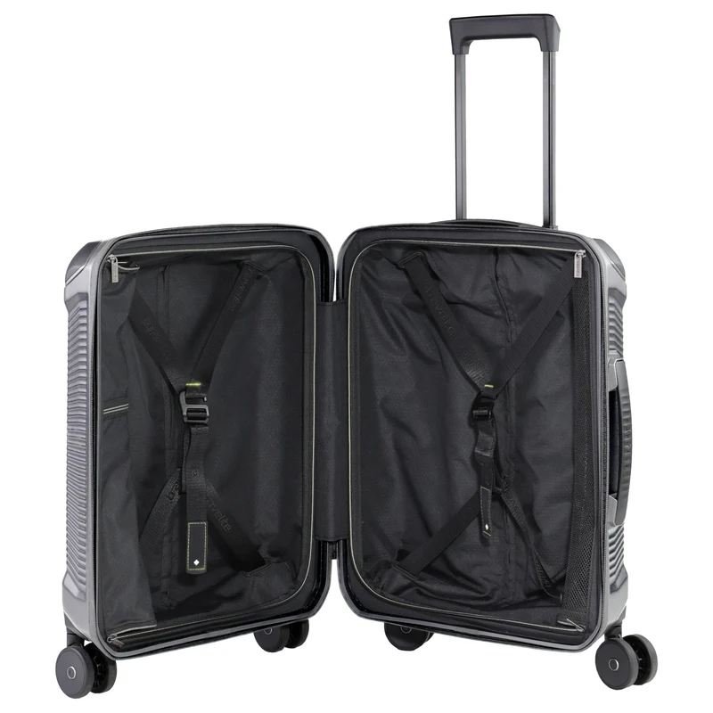 Travelite Millennium - 4-Rollen-Kabinentrolley 55 cm (silver)