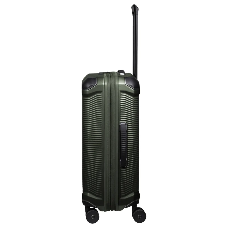Travelite Millennium - 4-Rollen-Trolley M 67 cm erw. (pine green)