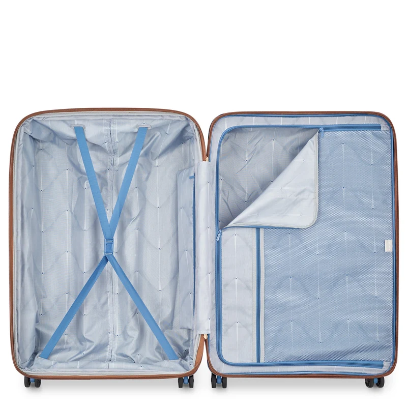 Delsey Paris Freestyle - 4-Rollen-Trolley 82 cm erw. (himmelblau)