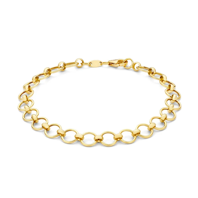 Isabel Bernard Cadeau d'Isabel 14 Karat Gold Halskette und Armband Geschenkset IB90178