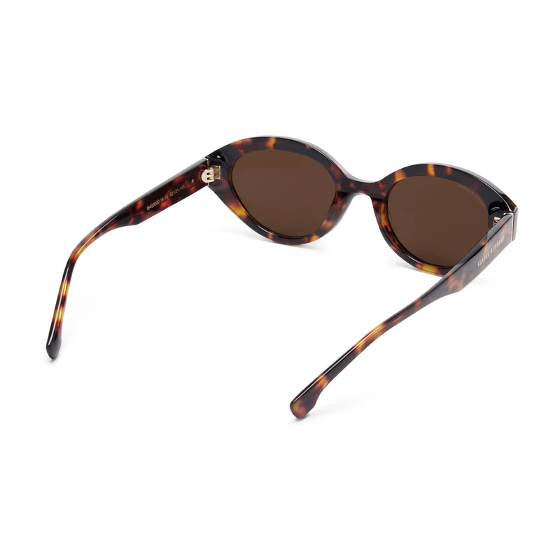 Isabel Bernard La Villette Rosaire Braun Tortoise Oval Sonnenbrille IB400002-14-14
