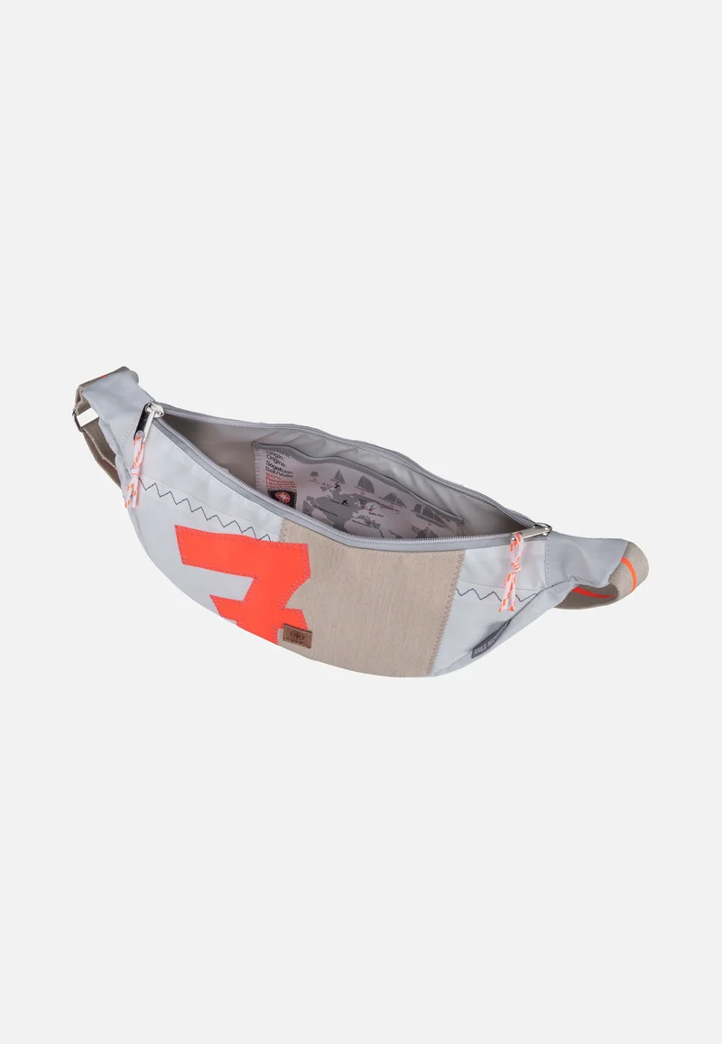 Roop Weiss/Sand/Zahl Orange - Sling Bag