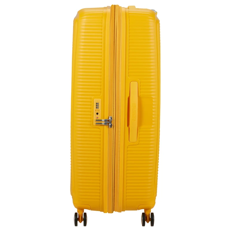 American Tourister Soundbox - 4-Rollen-Trolley 80 cm erw. (gelb)