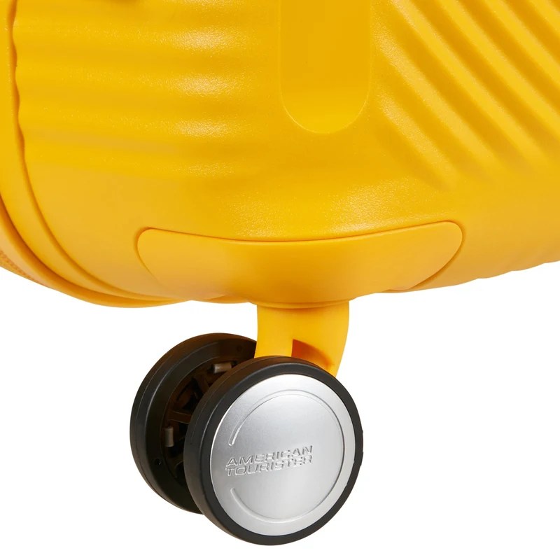 American Tourister Soundbox - 4-Rollen-Trolley 80 cm erw. (gelb)