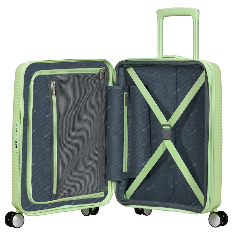 American Tourister Soundbox - 4-Rollen-Kabinentrolley 55 cm (kiwi green)