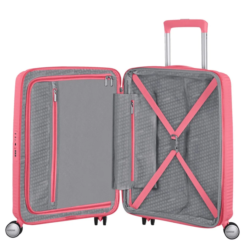 American Tourister Soundbox - 4-Rollen-Kabinentrolley 55 cm (sun kissed coral)