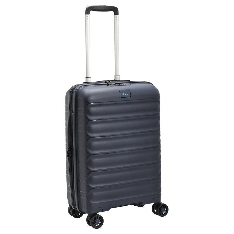 D&N Travel Line 4700+ - 4-Rollen-Kabinentrolley S 55 cm erw. (navy)