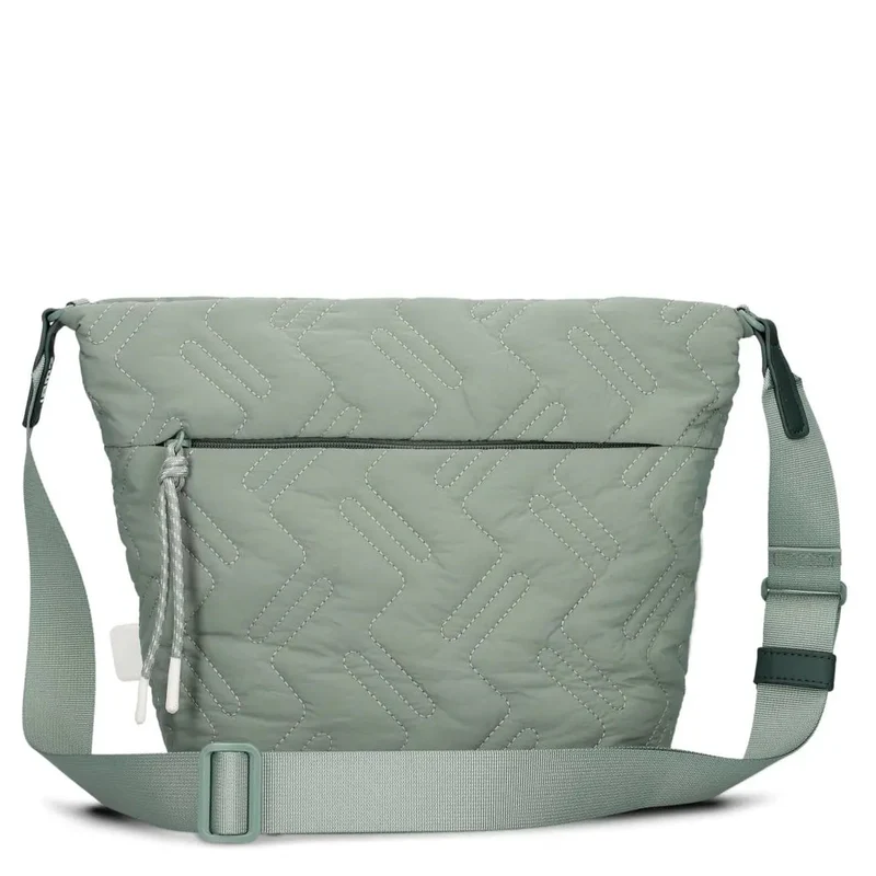 zwei Cleo - Umhängetasche 35 cm (eucalyptus-new)