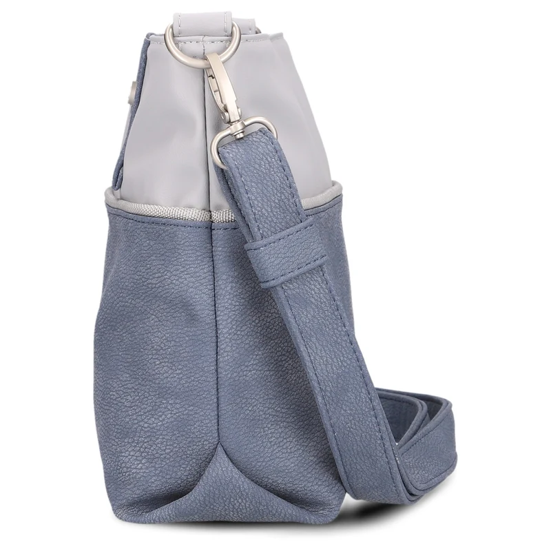 zwei Jana J8 - Schultertasche 27 cm (nubuk-sky)