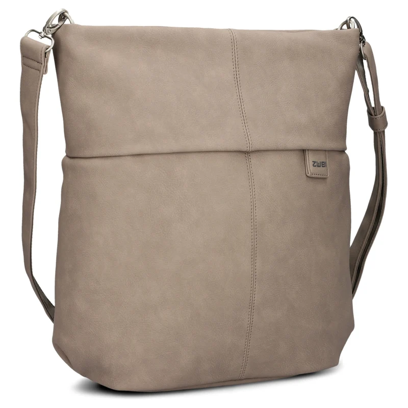 zwei Mademoiselle M140 - Schultertasche 35 cm (nubuk-cappuccino)