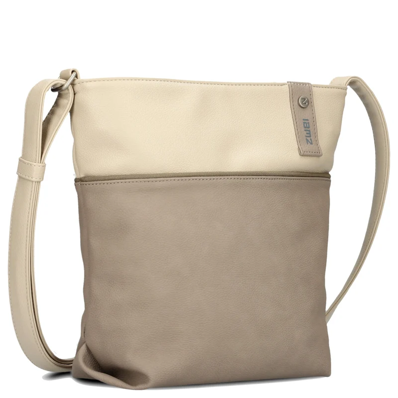 zwei Jana J10 - Schultertasche 29 cm (nubuk-cappuccino)