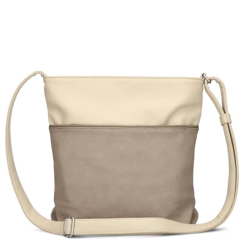 zwei Jana J10 - Schultertasche 29 cm (nubuk-cappuccino)