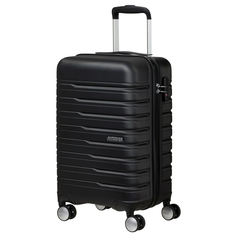 American Tourister Flashline - 4-Rollen-Kabinentrolley 55 cm (schwarz)