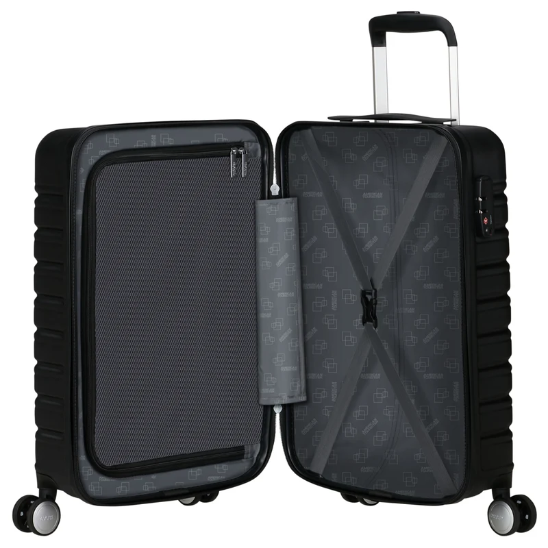 American Tourister Flashline - 4-Rollen-Kabinentrolley 55 cm (schwarz)