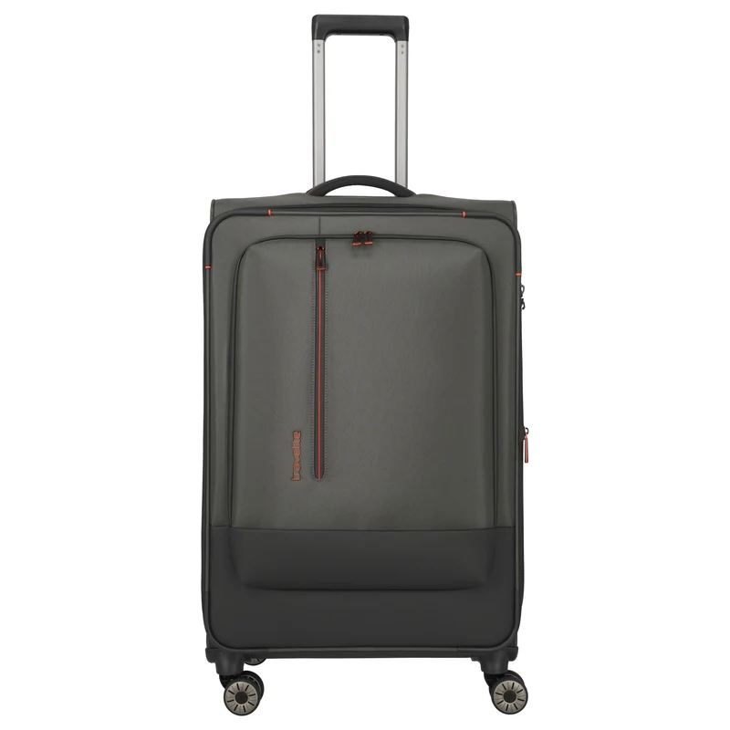 Travelite Crosslite - 4-Rollen-Trolley L 77 cm erw. (oliv)
