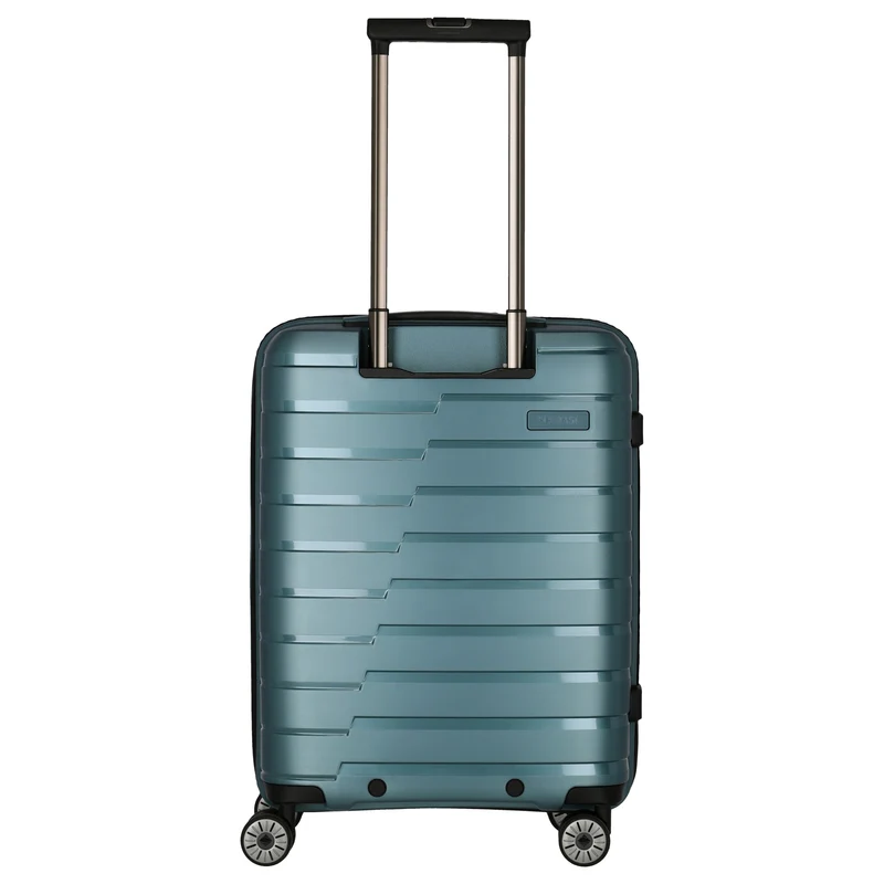 Travelite Air Base - 4-Rollen-Kabinentrolley mit Vortasche S 55 cm (iceblue)