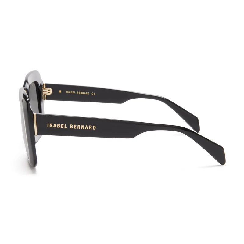 Isabel Bernard La Villette Rive Schwarz Quadratisch Sonnenbrille IB400003-01-01