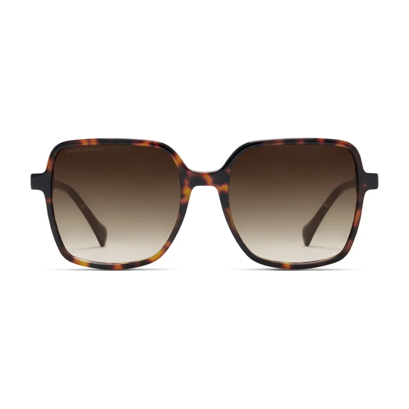 Isabel Bernard La Villette Rene Braun Tortoise Quadratisch Sonnenbrille IB400000-14-14