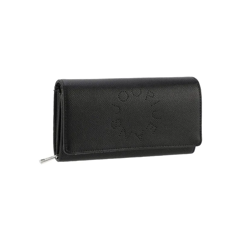 JOOP! Jeans Giro Europa Schwarze Druckknopf Brieftasche 4130000901900