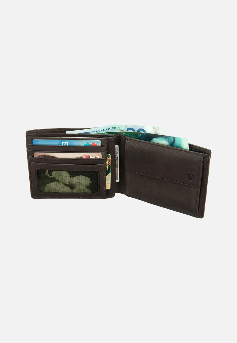 Harrison Bill Fold 1045 Dark Brown - Portemonnaie