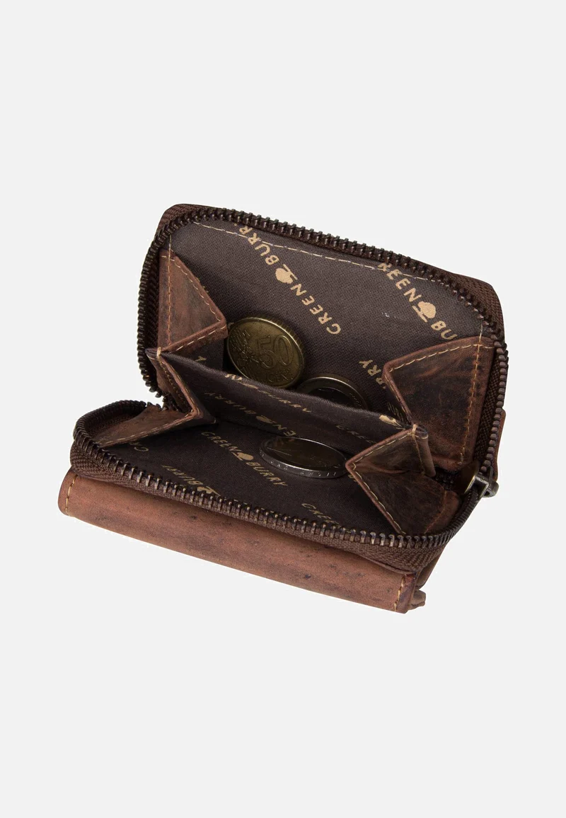 Vintage 1668 Sattelbraun - Portemonnaie