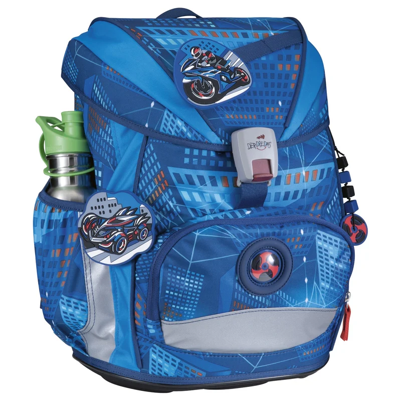DerDieDas ErgoFlex Superlight - Schulrucksack Set 5tlg. 650g (Turbo Speed)