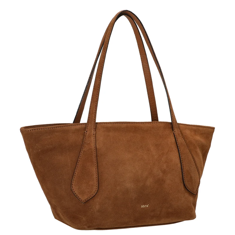 abro Carina Suede - Shopper 26 cm (cuoio)