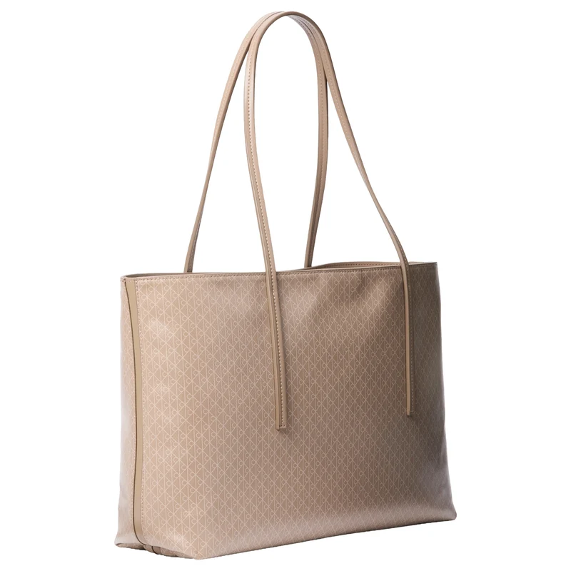 Calvin Klein Emblem Tote - Shopper 44 cm (desert taupe aop)