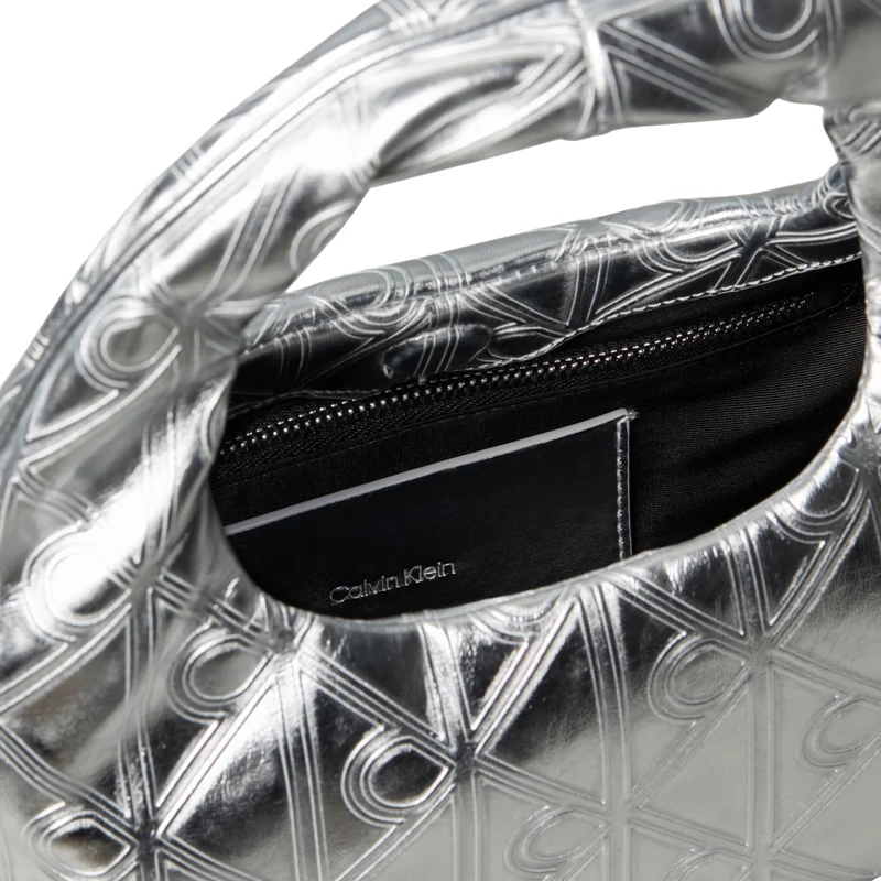Calvin Klein Puffy Mini Bag - Umhängetasche 26 cm (silver metallic)