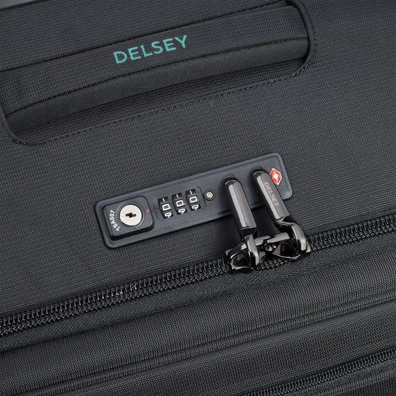 Delsey Paris Helium Dlx 2.0 erweiterbar - 4-Rollen-Trolley 77cm (schwarz)