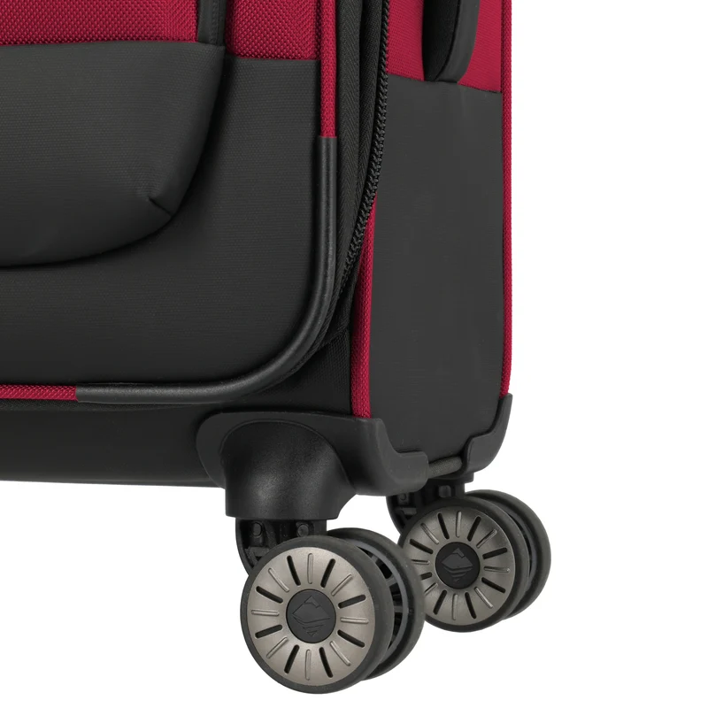 Travelite Crosslite - 4-Rollen-Kabinentrolley S 55 cm erw. (red)