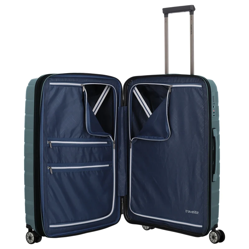 Travelite Air Base - 4-Rollen-Trolley 67 cm M erw. (iceblue)