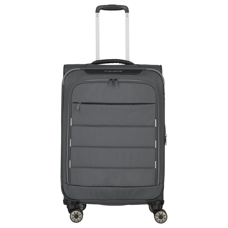 Travelite Skaii - 4-Rollen-Trolley M 67 cm erw. (gipfelgrau)