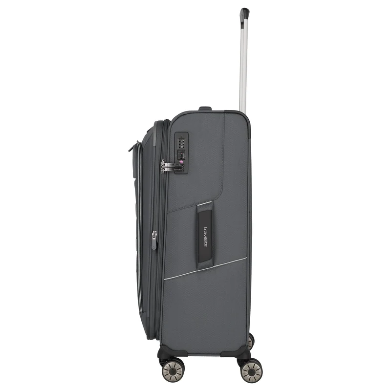 Travelite Skaii - 4-Rollen-Trolley M 67 cm erw. (gipfelgrau)