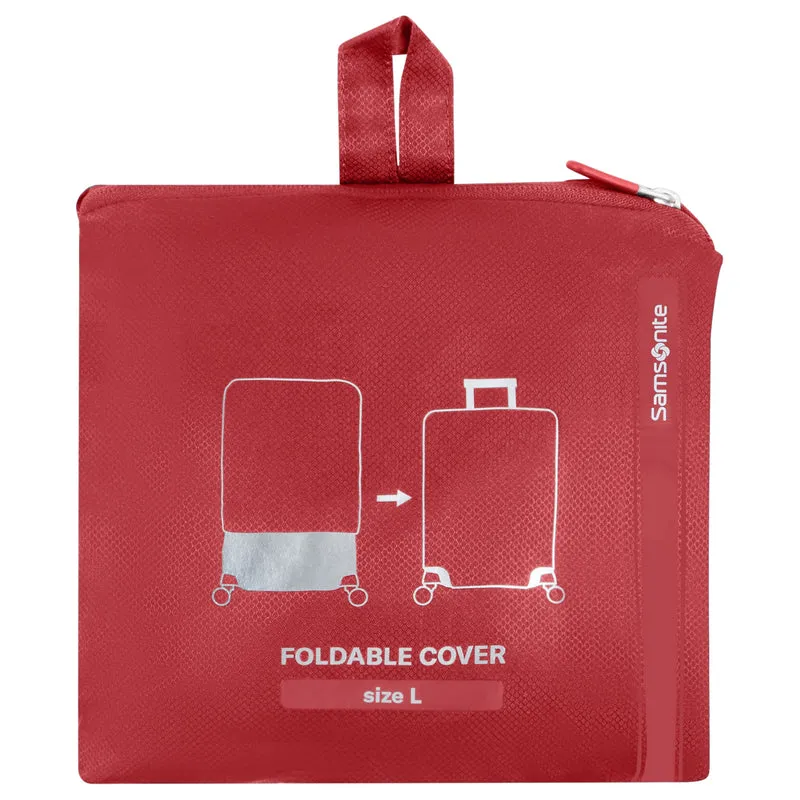 Samsonite Ta Revolution Foldable Kofferschutzhülle L - Regenhülle (red)