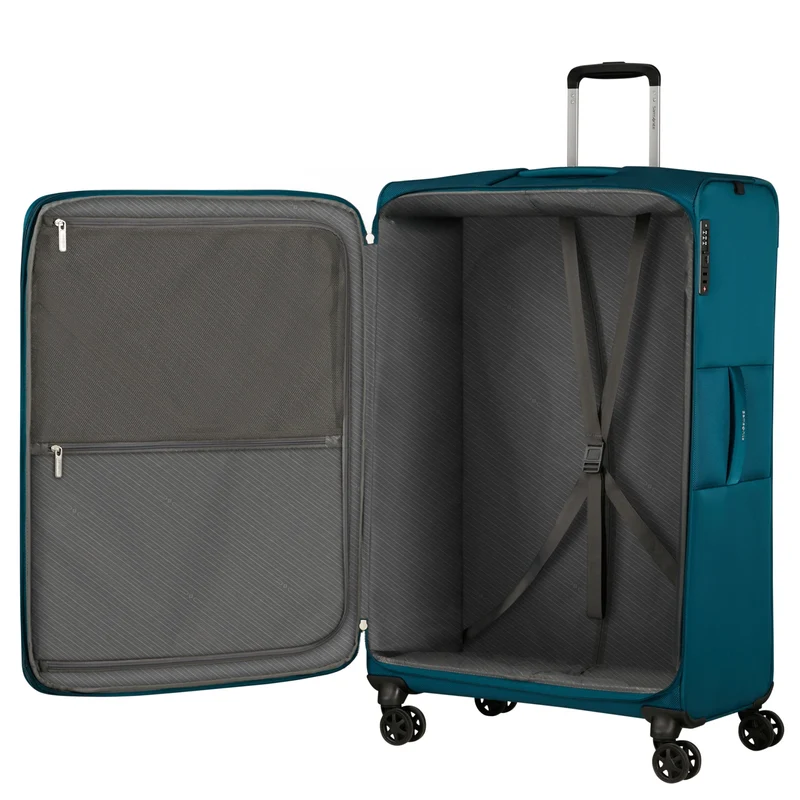 Samsonite Base Breeze - 4-Rollen-Trolley 78 cm erw. (petrol blue)