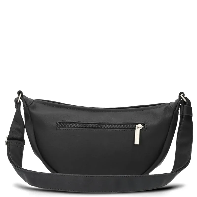 zwei Mademoiselle M50 - Umhängetasche 32 cm (nubuk-black)