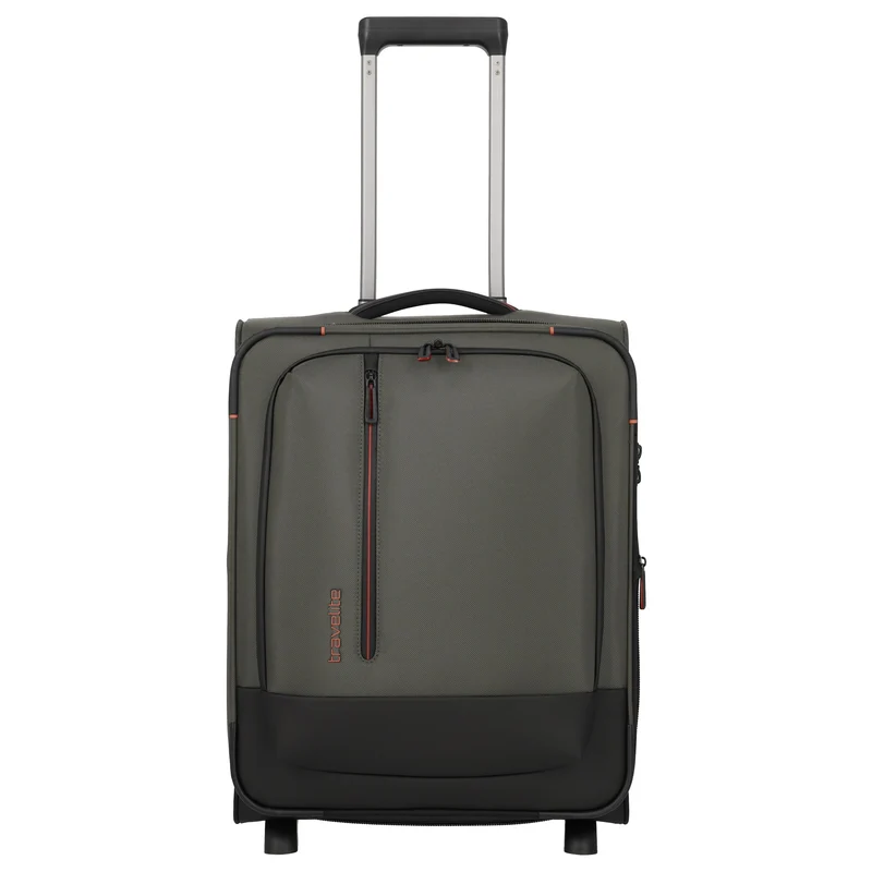 Travelite Crosslite - 2-Rollen-Kabinentrolley S 54 cm erw. (olive)