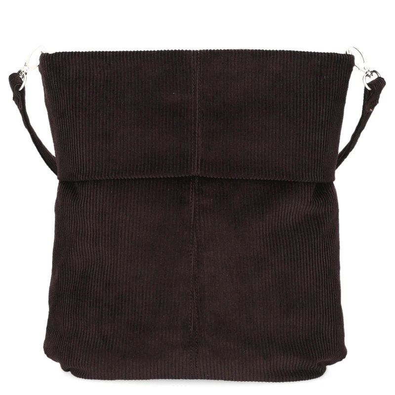 zwei Mademoiselle M12 - Schultertasche 32 cm (cord-espresso)