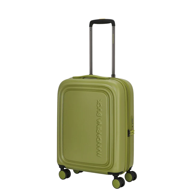 Mandarina Duck Logoduck+ - 4-Rollen-Kabinentrolley 52 cm erw. (winter olive)
