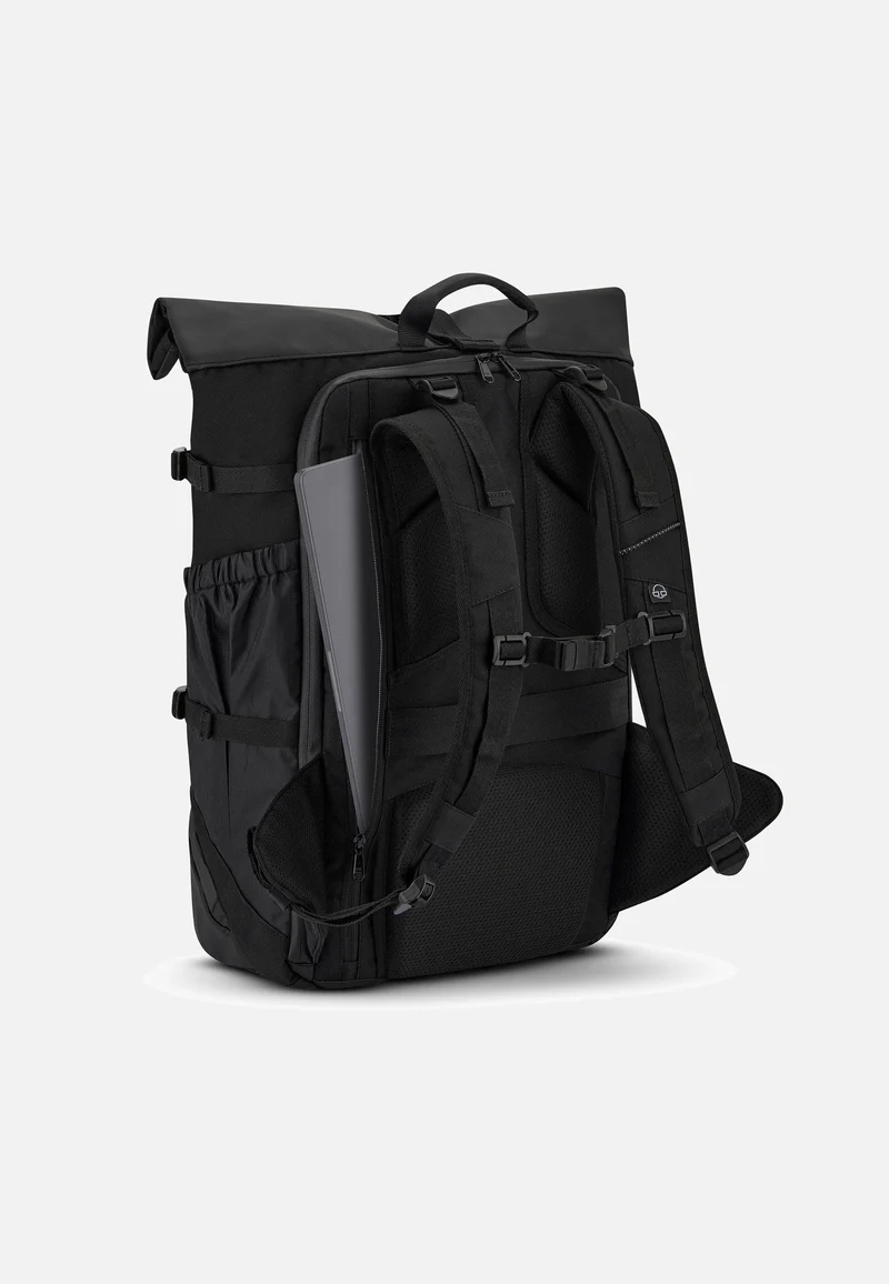 Allen Large Travel Schwarz - Rolltop Rucksack